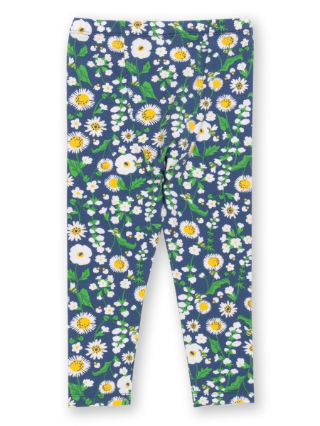 Leggings Bumble Blooms - Allover Print Blumen - navyblau