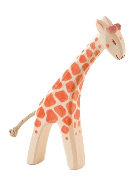 Giraffe klein gebeugt