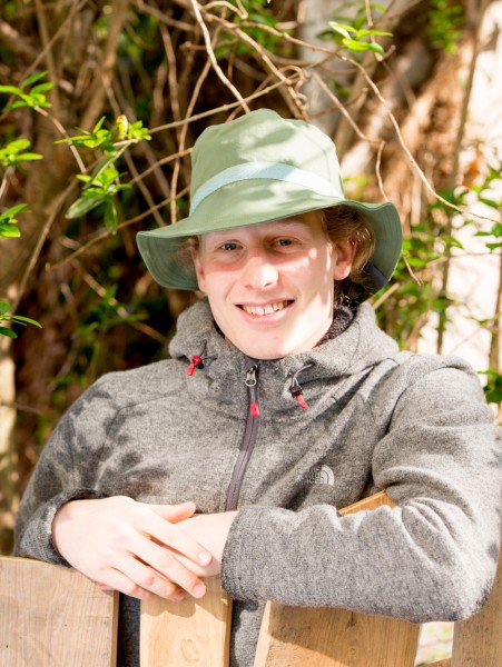 Sonnenhut Olaf - olive - UV80 - breite Krempe - mit Tunnelzug