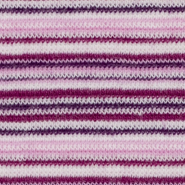 Pickapooh Baumwoll-Strick-262 Streifen lila-rasa-weiss