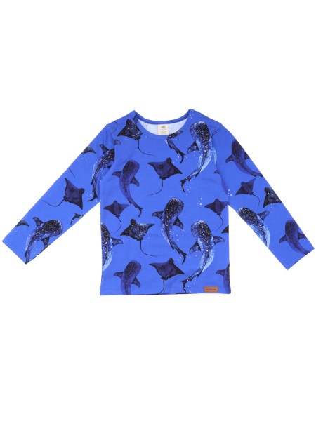 Shirt - langarm - Whales Eagle Rays