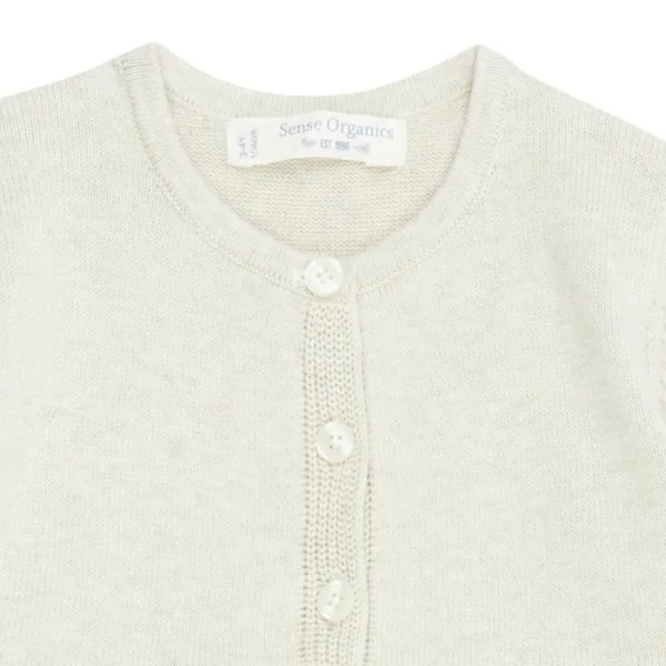 Baby Strickkleid - sand und altrosa - Flora