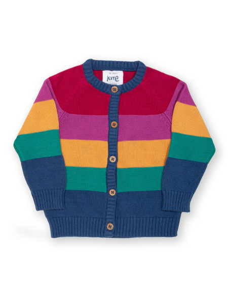 Strickjacke Regenbogen