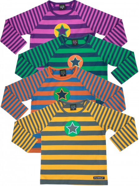 T-Shirt Stripes - langarm - 4 Farben