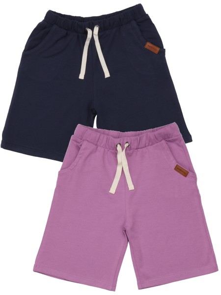 Shorts - navy und violett