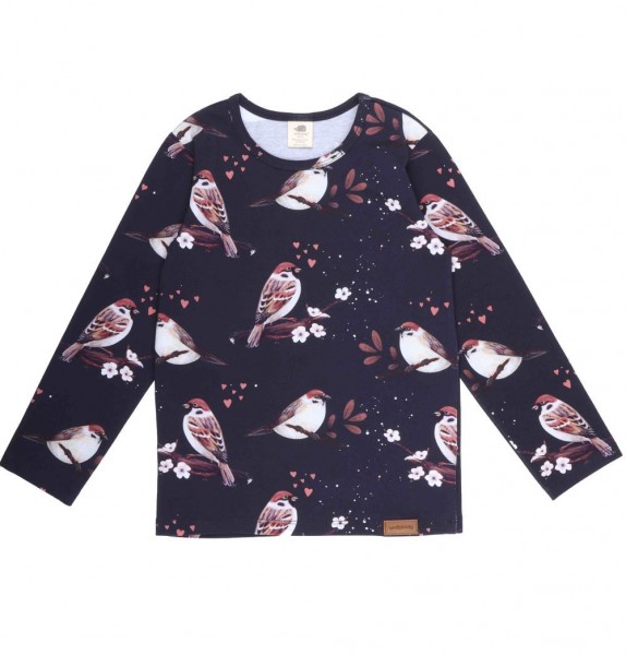 Shirt - langarm - little Sparrows - Spatzen