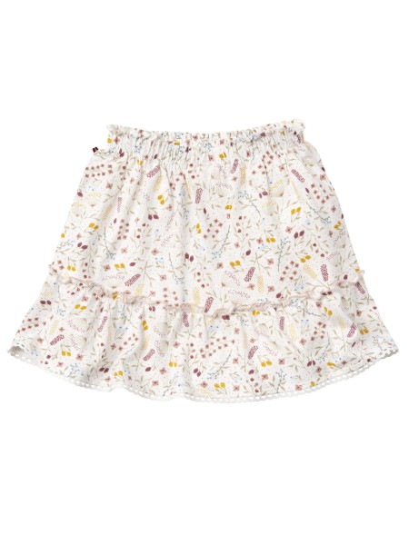 Rock - weiß - Blumenwiese