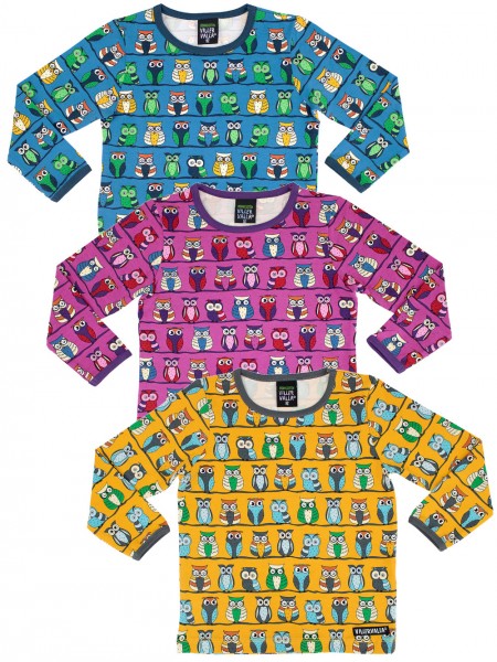 T-Shirt Eule - langarm