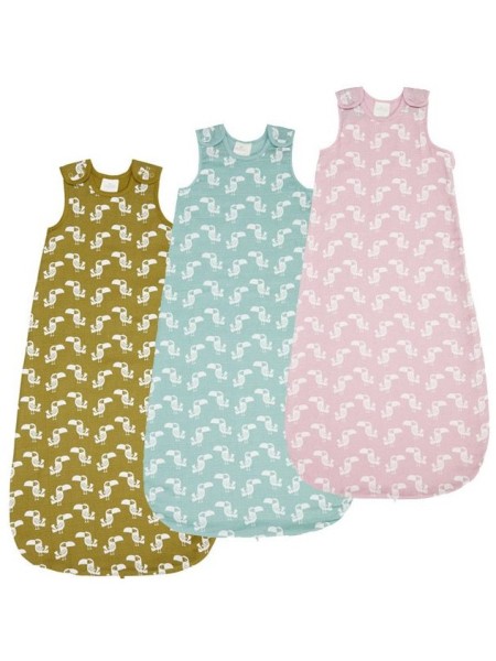 Baby Schlafsack Ymer - aus Musselin - Tukan Print