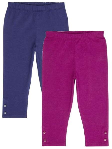 Baby Leggings Lara - 3/4 Länge - navy und berre