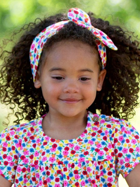 Haarband mit Schleife - Blumen - Flower Time