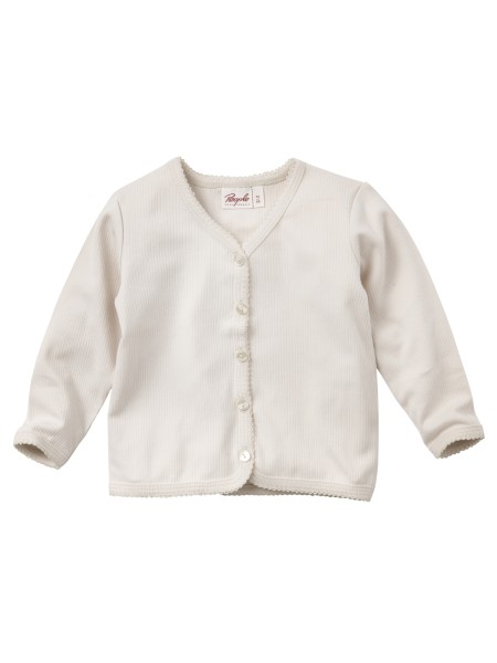 Baby Jacke - langarm - weiß