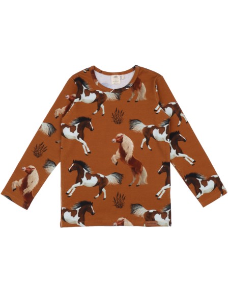 Shirt - langarm - Pferde - Joyful Horses