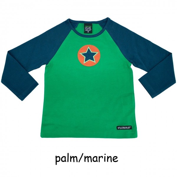 T-Shirt Stern - langarm - 4 Farben