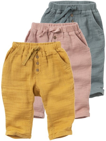 Baby Hose - lang - Musselin