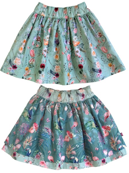 Wenderock - Blumen/Dschungel - mint sage