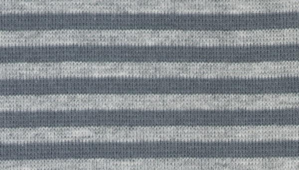 Pickapooh Baumwoll-Strick-330 grau Ringel