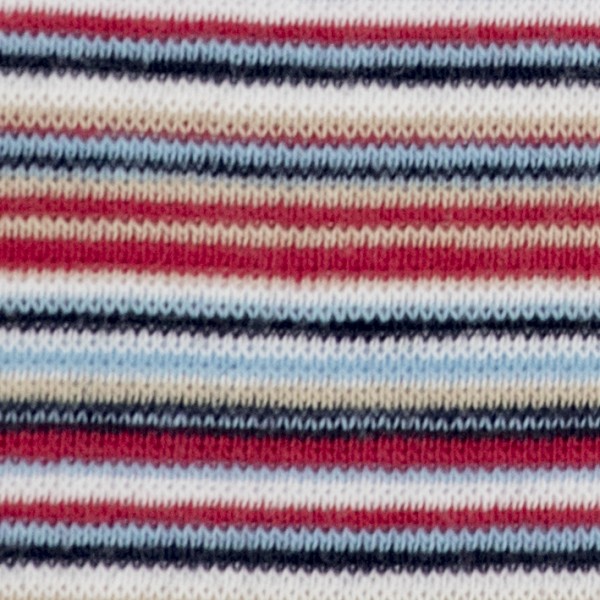 Pickapooh Baumwoll-Strick-119 rot-marine-hellb-beige-weiß