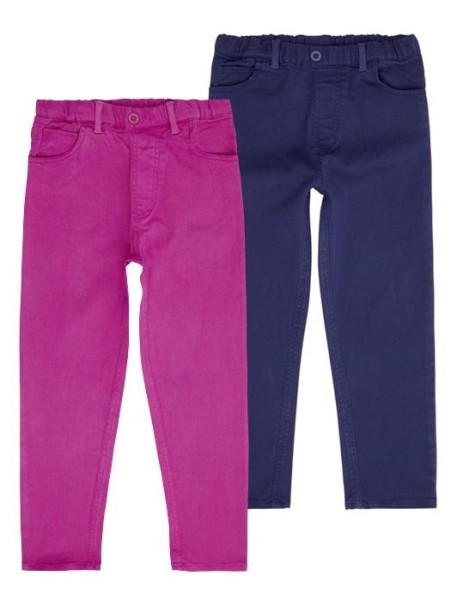 Twillhose Dea - navy und beere