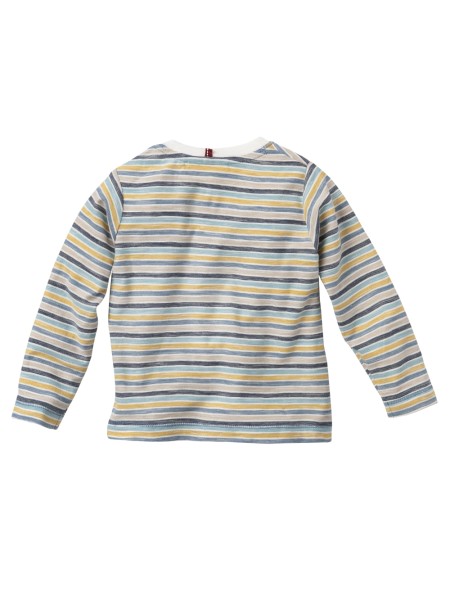 Baby Shirt - langarm - bunt geringelt