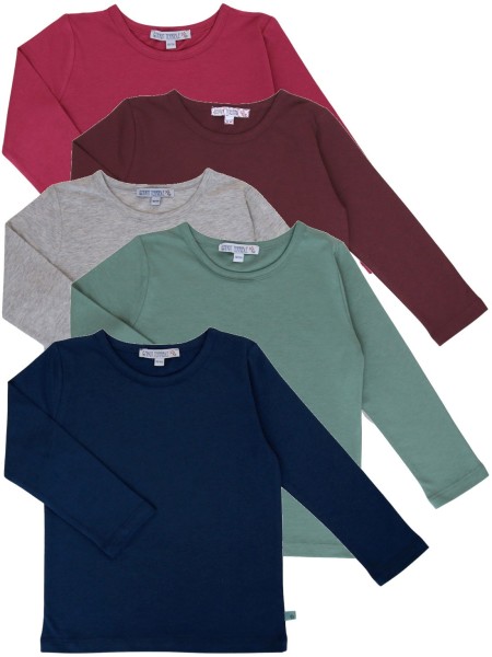 Uni Shirt - langarm - 5 Farben