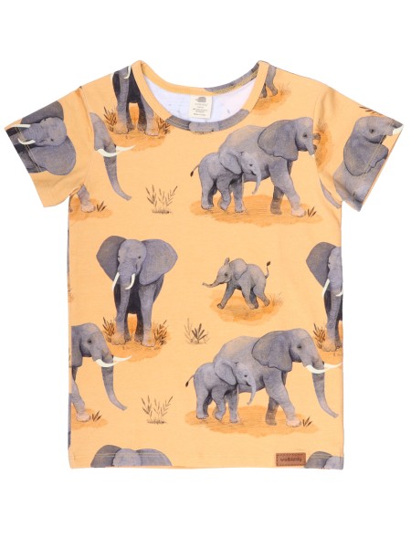 Shirt - kurzarm - Elephant Family - Alloverprint