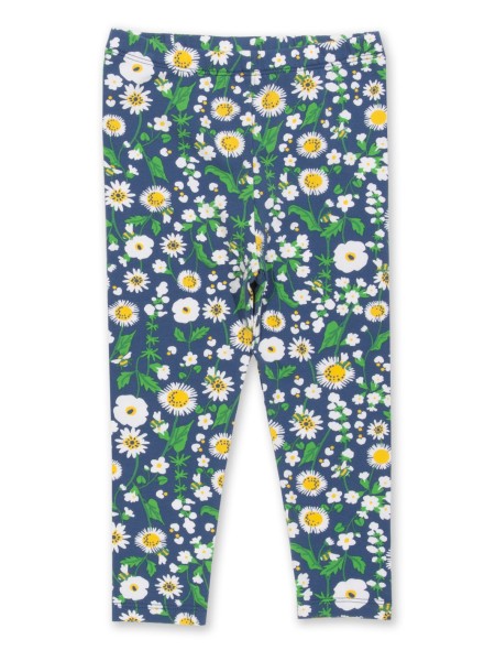 Leggings Bumble Blooms - Allover Print Blumen - navyblau
