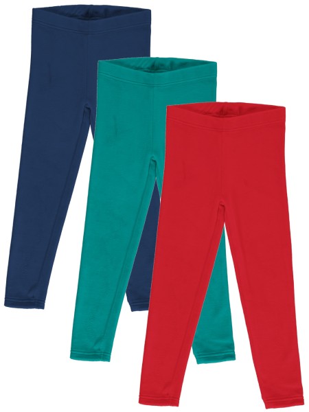 Leggings Velour - lagoon/navy/ruby