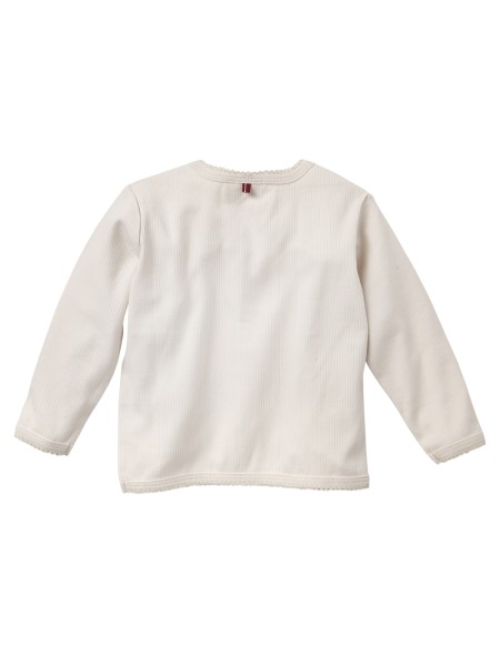 Baby Jacke - langarm - weiß
