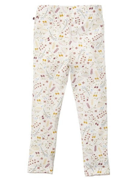 Leggings - weiß - Blumenwiese