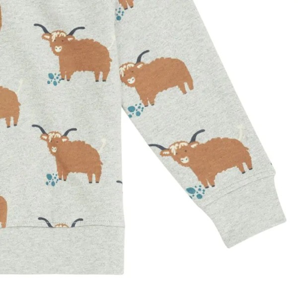 Sweatpulli mit Kapuze - mit Hochlandrindern - Jonas