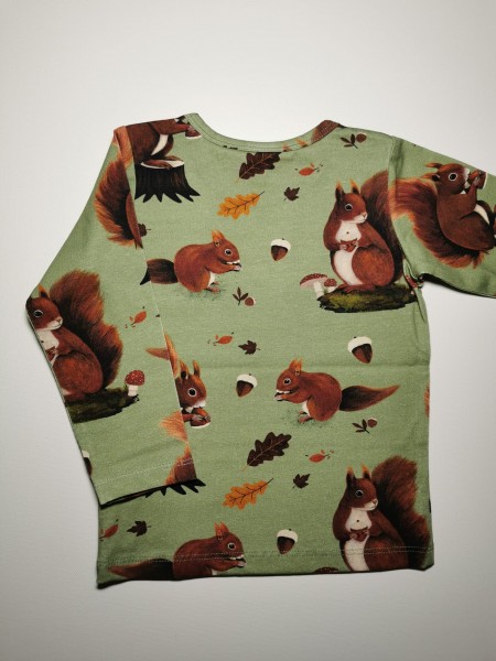 Shirt - langarm - Squirrel Family - Eichhörnchen