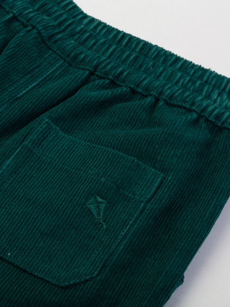 Cord Schlupfhose - dunkelgrün