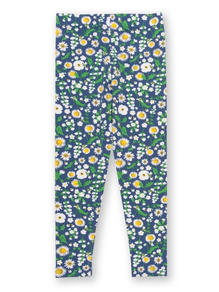 Leggings Bumble Blooms - Allover Print Blumen - navyblau