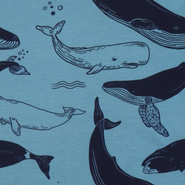 Shirt - langarm - Wale - Whale Friends