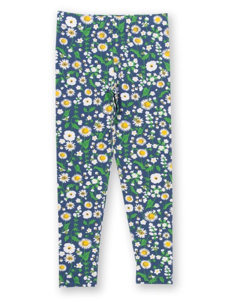Leggings Bumble Blooms - Allover Print Blumen - navyblau