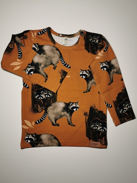 Shirt - langarm - Curious Raccoons - Waschbären