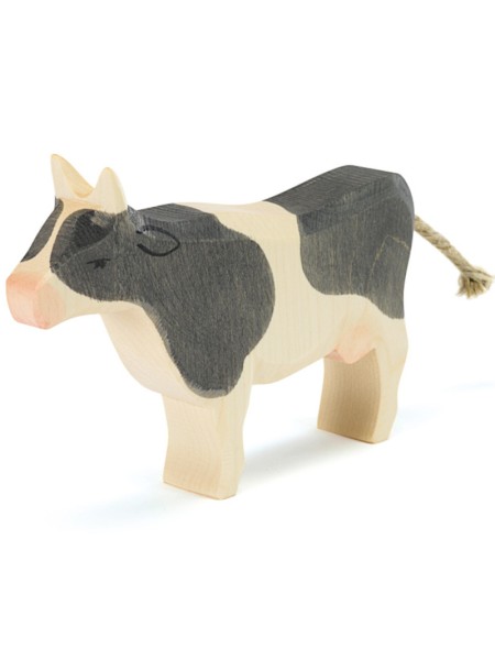 Kuh - schwarz - stehend