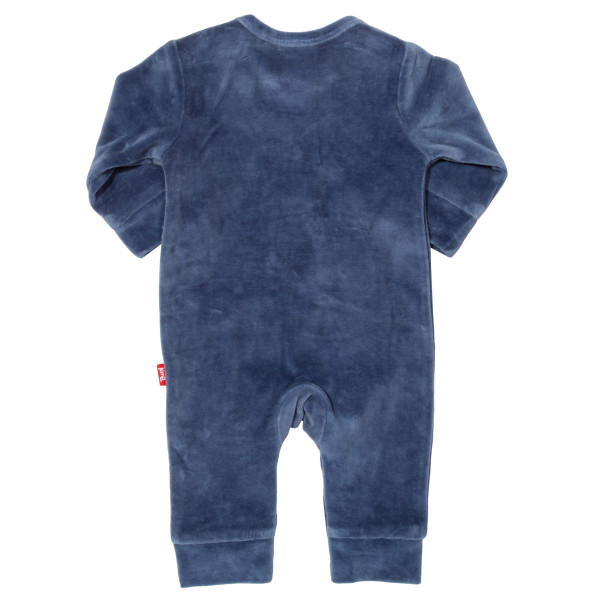 Strampelanzug - Pinguin - navy