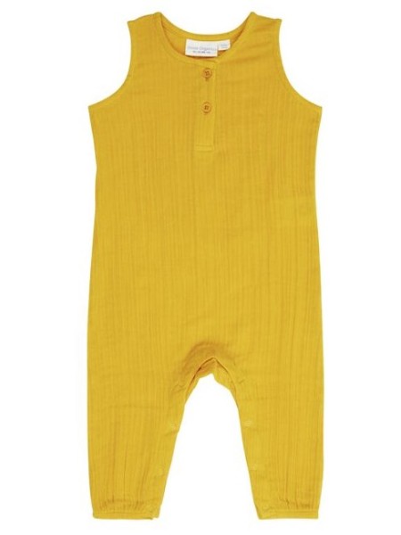 Baby Overall Maris - Musselin - curry - ärmellos