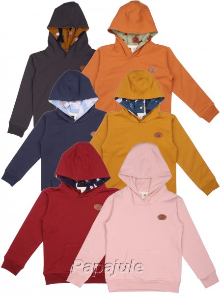 Hoodie - Kapuzenpullover - unifarben