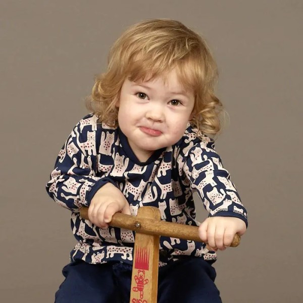 Baby Shirt - langarm - mit Katzen - Klara