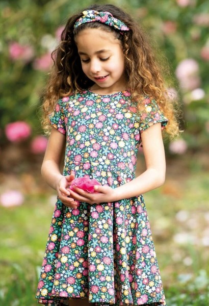 Kleid - kurzarm - Spring Skater Dress - Blumen