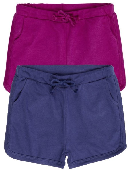 Mädchen Shorts Marlen - Sweat - navy und beere