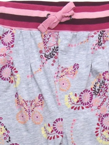 Hose Schmetterlingsdruck - Jersey - silvermelange