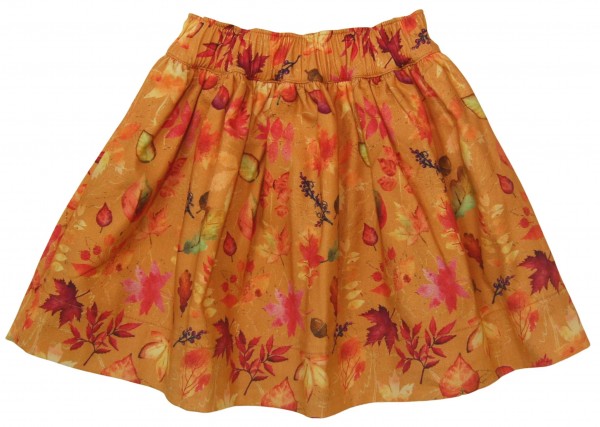 Wenderock mit Blumendruck - natur/ocker