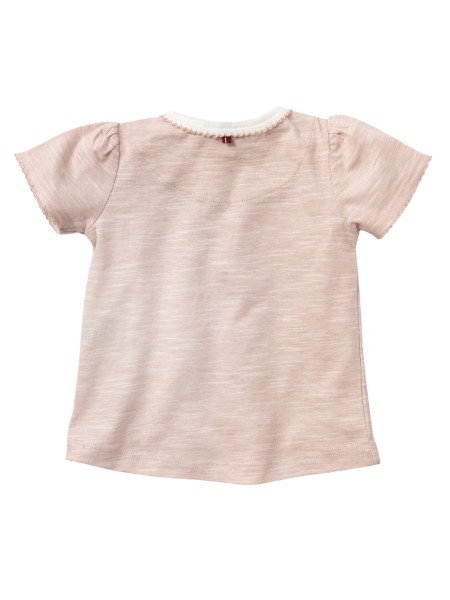 Baby Shirt - kurzarm - rosenholz - Katze