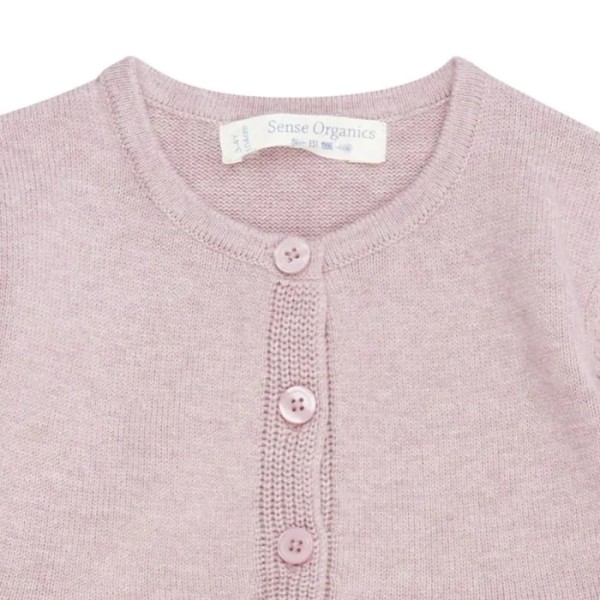 Mädchen Strickkleid - sand und altrosa - Flora