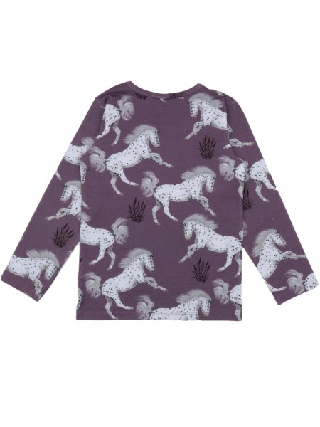 Shirt - langarm - Schimmel - Horses