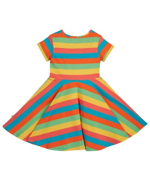 Kleid - kurzarm - Spring Skater Dress - Rainbow